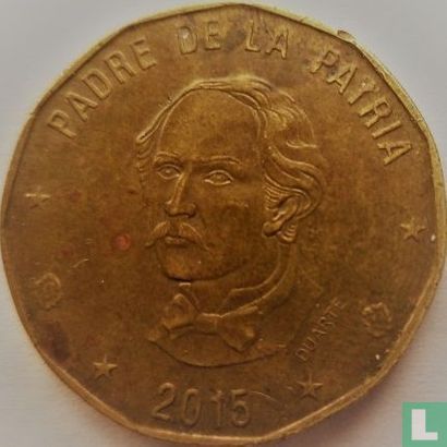 Dominican Republic 1 peso 2015 - Image 1