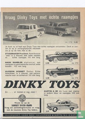 Vraag Dinky Toys met èchte raampjes