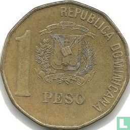 Dominicaanse Republiek 1 peso 1997 (muntslag) - Afbeelding 2