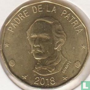 Dominikanische Republik 1 Peso 2018 - Bild 1
