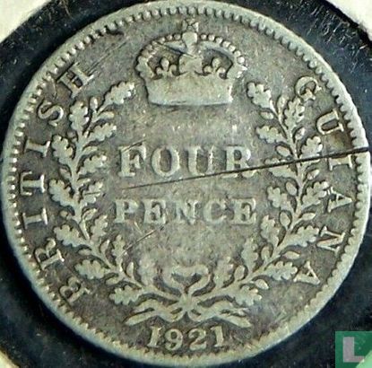 Guyane britannique 4 pence 1921 - Image 1