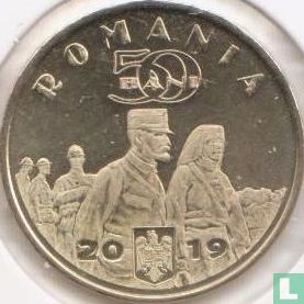 Roumanie 50 bani 2019 "Completion of the Great Union - Queen Maria" - Image 1