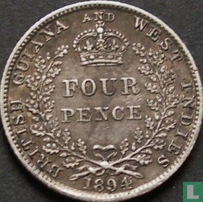 Britisch-Guayana und West Indies 4 Pence 1894 - Bild 1