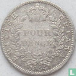 Guyane britannique 4 pence 1944 - Image 1