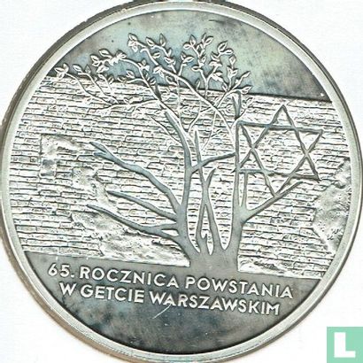 Pologne 20 zlotych 2008 (BE) "65th anniversary Warsaw ghetto uprising" - Image 2
