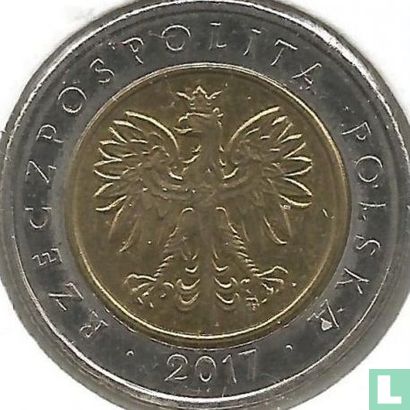 Pologne 5 zlotych 2017 - Image 1