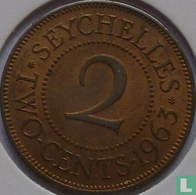 Seychellen 2 Cent 1963 - Bild 1