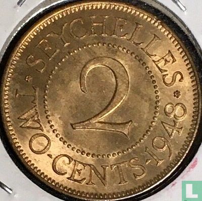 Seychellen 2 Cent 1948 - Bild 1