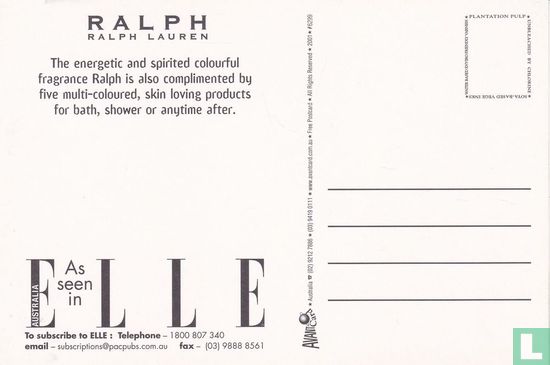 06299 - Ralph Lauren / Elle Magazine - Afbeelding 2