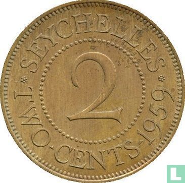 Seychellen 2 Cent 1959 - Bild 1