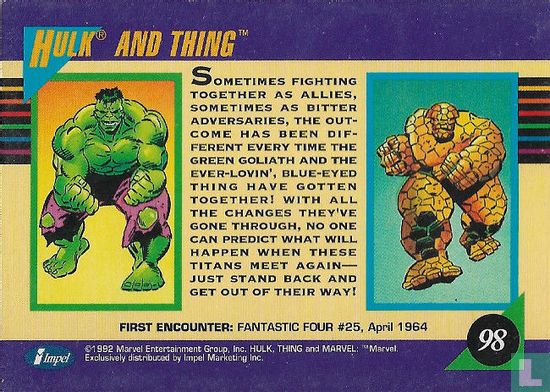 Hulk and Thing - Afbeelding 2