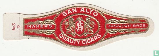 S.A. San Alto Quality Cigars - Makers - Spector Bros. - Image 1