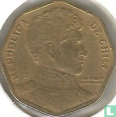Chile 5 Peso 2001 (Typ 1) - Bild 2
