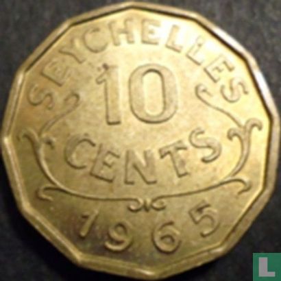 Seychelles 10 cents 1965 - Image 1