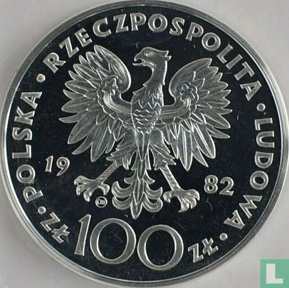 Polen 100 zlotych 1982 "Papal visit" - Afbeelding 1