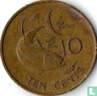 Seychellen 10 Cent 1982 - Bild 2