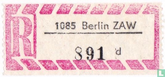 R - 1085 Berlin ZAW - 891 d