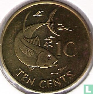 Seychelles 10 cents 1997 - Image 2