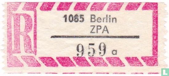 R - 1085 Berlin ZPA - 959 a