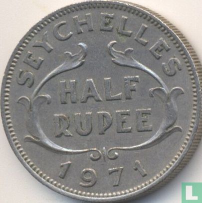 Seychelles ½ rupee 1971 - Image 1