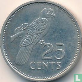 Seychellen 25 Cent 1989 - Bild 2