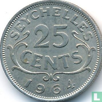 Seychellen 25 Cent 1964 - Bild 1