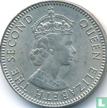 Seychellen 25 Cent 1964 - Bild 2