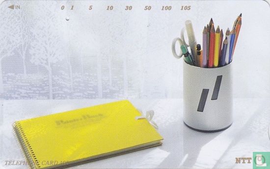 Addressbook and Pencils - Image 1