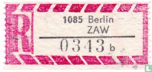 R - 1085 Berlin ZAW - 0343b