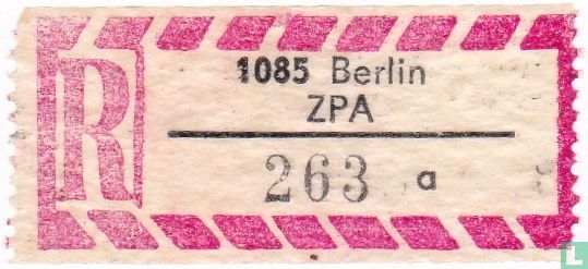 R - 1085 Berlin ZPA - 263 a