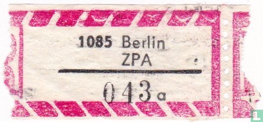 R - 1085 Berlin ZPA - 043 a