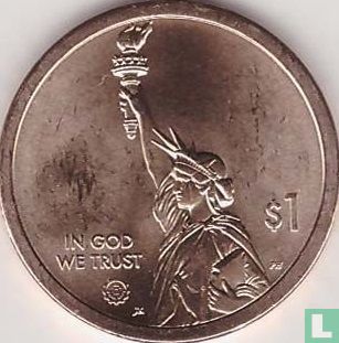 Verenigde Staten 1 dollar 2019 (P) "Georgia" - Afbeelding 2