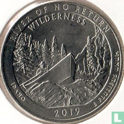 Verenigde Staten ¼ dollar 2019 (P) "Frank Church river of No Return Wilderness in Idaho" - Afbeelding 1
