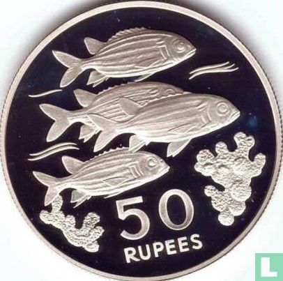 Seychellen 50 rupees 1978 (PROOF) "Squirrel fish" - Afbeelding 2