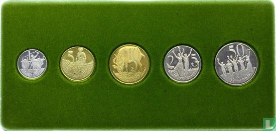 Ethiopia mint set 1977 (EE1969 - PROOF) - Image 2