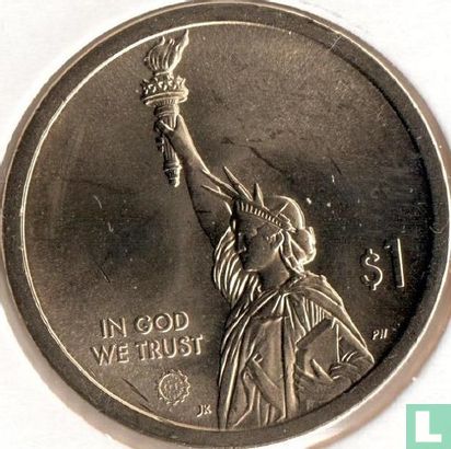 United States 1 dollar 2019 (P) "Pennsylvania" - Image 2