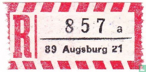 R - 857 a - 89 Augsburg 21