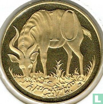 Ethiopië 10 cents 1977 (EE1969 - PROOF) - Afbeelding 2