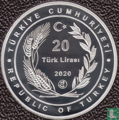 Turkije 20 türk lirasi 2020 (PROOF) "Breath for the Future - nr.3 - Afbeelding 1