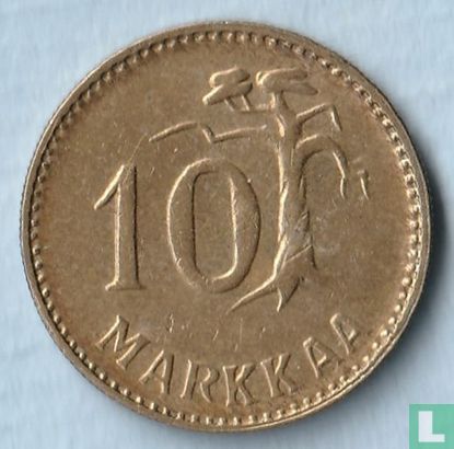 Finland 10 markkaa 1953 (type 2) - Afbeelding 2