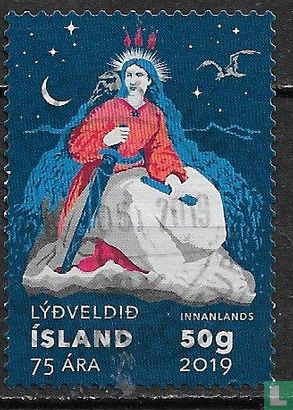 75. Jahrestag der Republik Island
