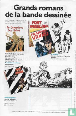 Collections Bandes Dessinées Casterman 1978 - Afbeelding 2