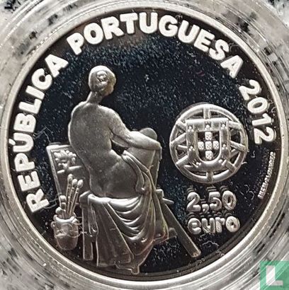 Portugal 2½ euro 2012 (PROOF - zilver) "José Malhoa" - Afbeelding 1