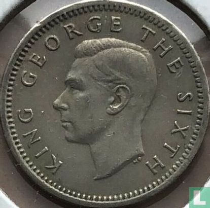 New Zealand 3 pence 1951 - Image 2