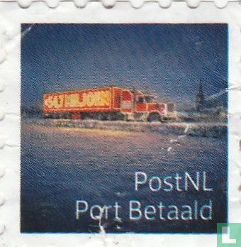 Christmas stamp national postcode lottery