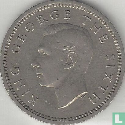 New Zealand 3 pence 1950 - Image 2