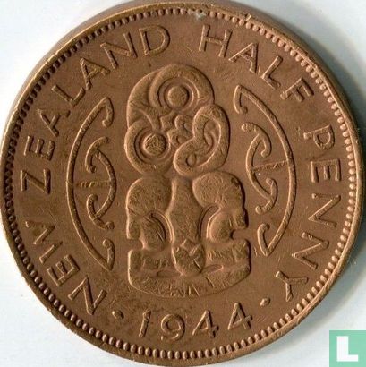 New Zealand ½ penny 1944 - Image 1