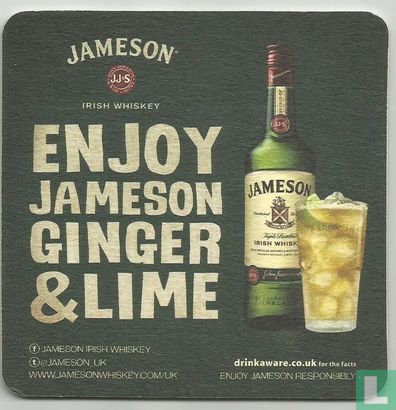 Enjoy Jameson ginger & lime