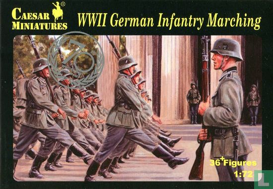 WWII German Infantry Marching - Afbeelding 1