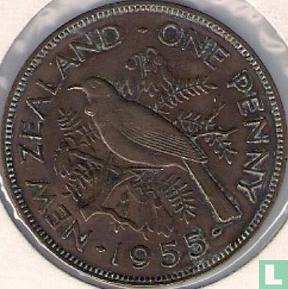 Nouvelle-Zélande 1 penny 1955 - Image 1
